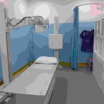 The Xray room at Lim Taing clinic in Phnom Pehn