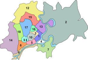 The districts of Saigon