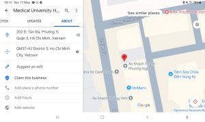 University Hospital District 5 Saigon Map